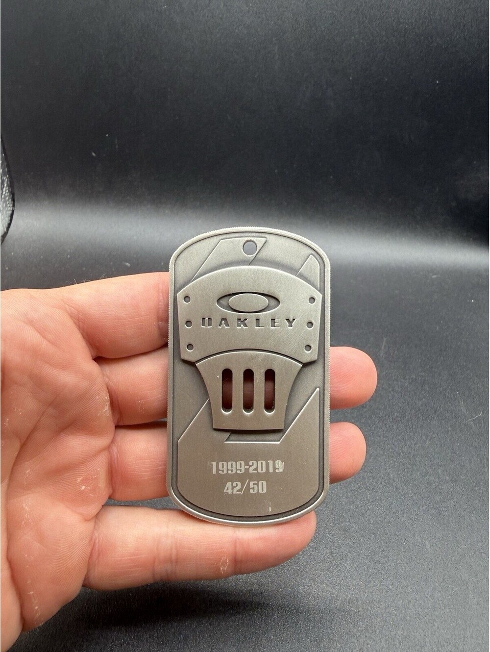 Oakley Employee Dog Tag LE Serial 42/50